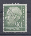 Bild 1 von Mi. Nr. 193, BRD, Bund, Jahr 1954, Heuss 90, gestempelt