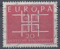 Bild 1 von Mi. Nr. 407, Europa 20, Jahr 1963, gestempelt