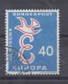 Bild 1 von Mi. Nr. 296, BRD, Bund, Jahr 1958, Europa 40, gestempelt