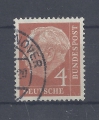 Bild 1 von Mi. Nr. 178, BRD, Bund, Jahr 1954, Heuss 4, gestempelt