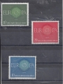 Bild 1 von Mi. Nr. 337-339, Bund, BRD, 1960, Europa, mit Klebefläche