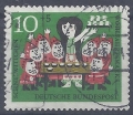 Bild 1 von Mi. Nr. 386, Wohlfahrt Märchen 10+5, Jahr 1962, gestempelt